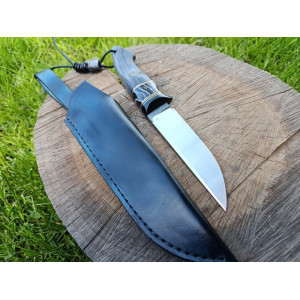 СТРУМОК ніж ручної роботи майстра студії GARAGE ART, сталь сталь N690, 60 HRC. Photo 2